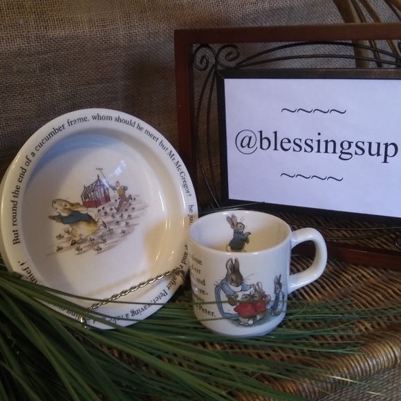 Wedgwood Other - 2 Piece Peter Rabbit Feeding Set